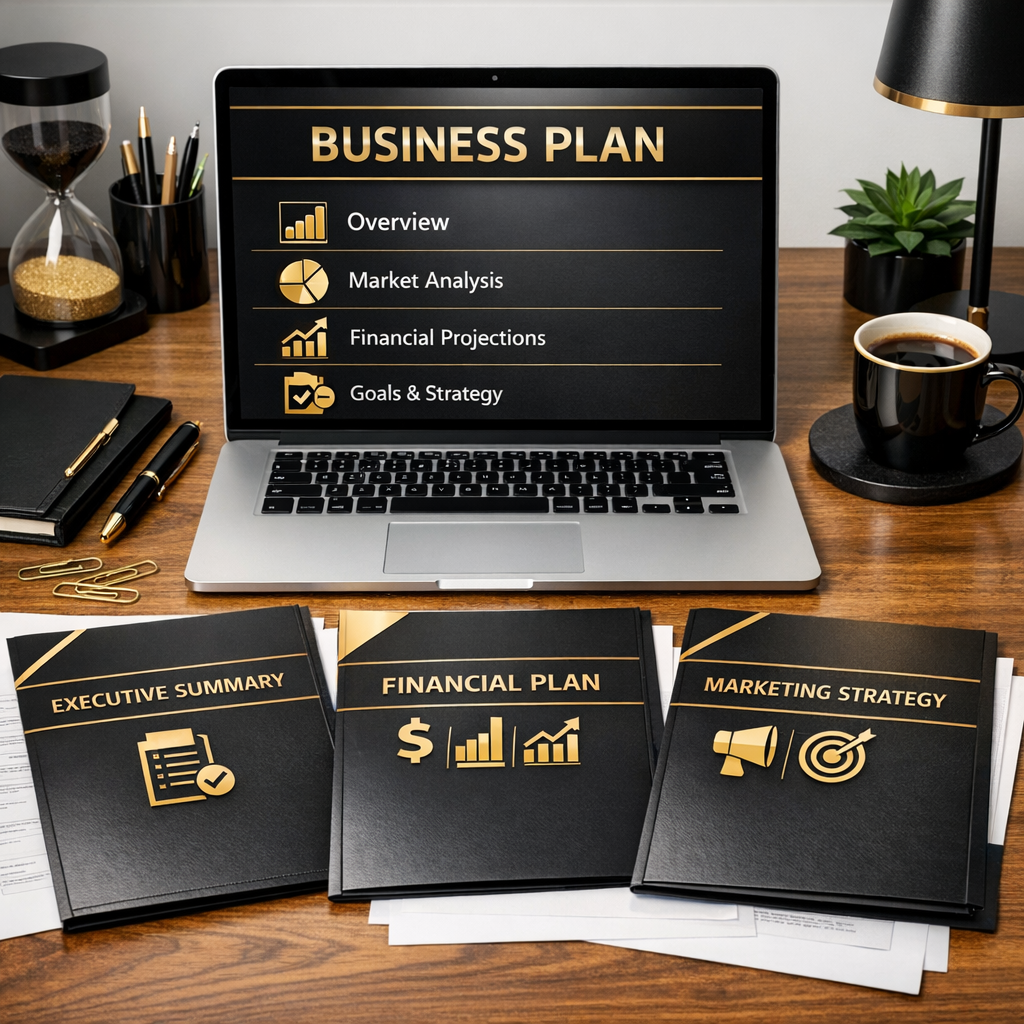 BUSINESS PLAN TEMPLATE (Fillable PDF)