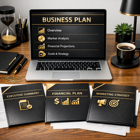BUSINESS PLAN TEMPLATE (Fillable PDF)