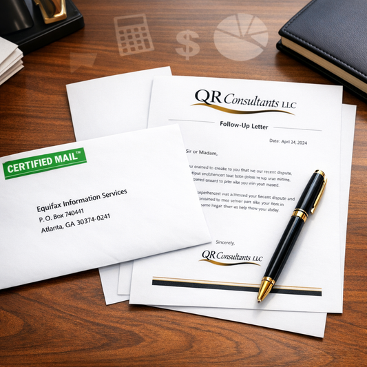 CREDIT DISPUTE FOLLOW-UP LETTER BUNDLE (Fillable PDFs)