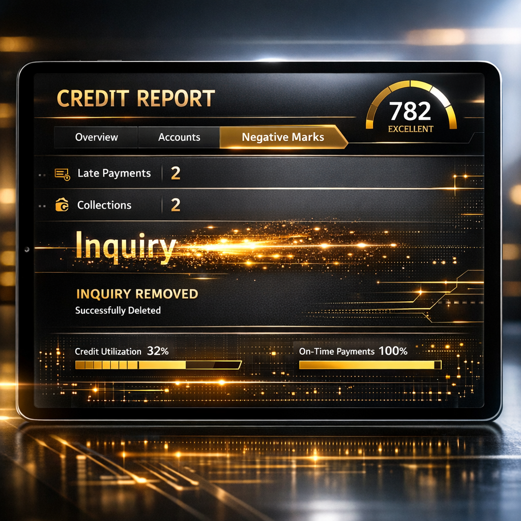 INQUIRY REMOVAL DISPUTE LETTER TEMPLATE (Fillable PDF)